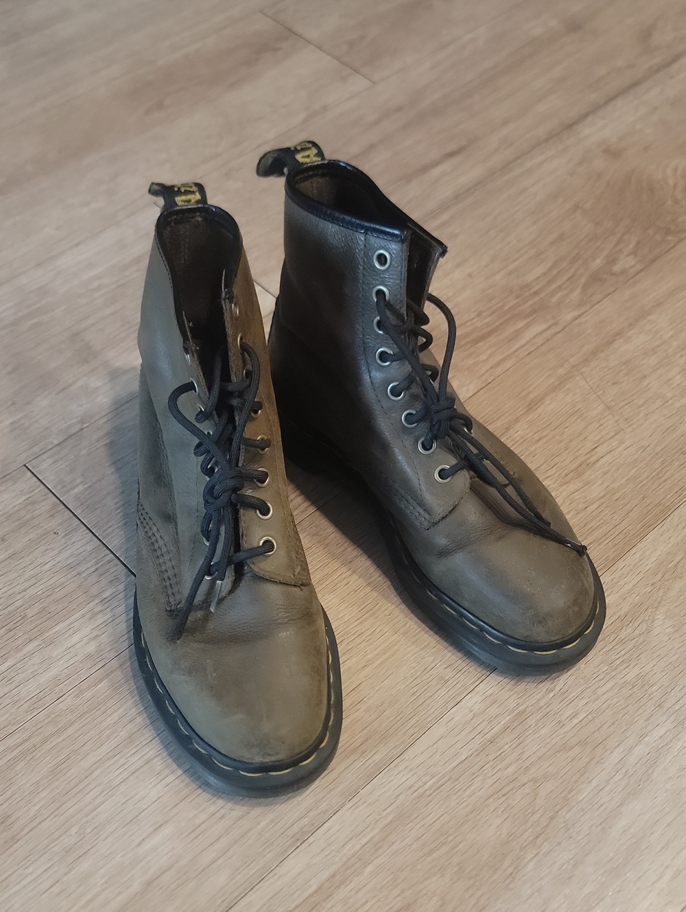 Dr. Martens Brown Leather Lace-Up Boots